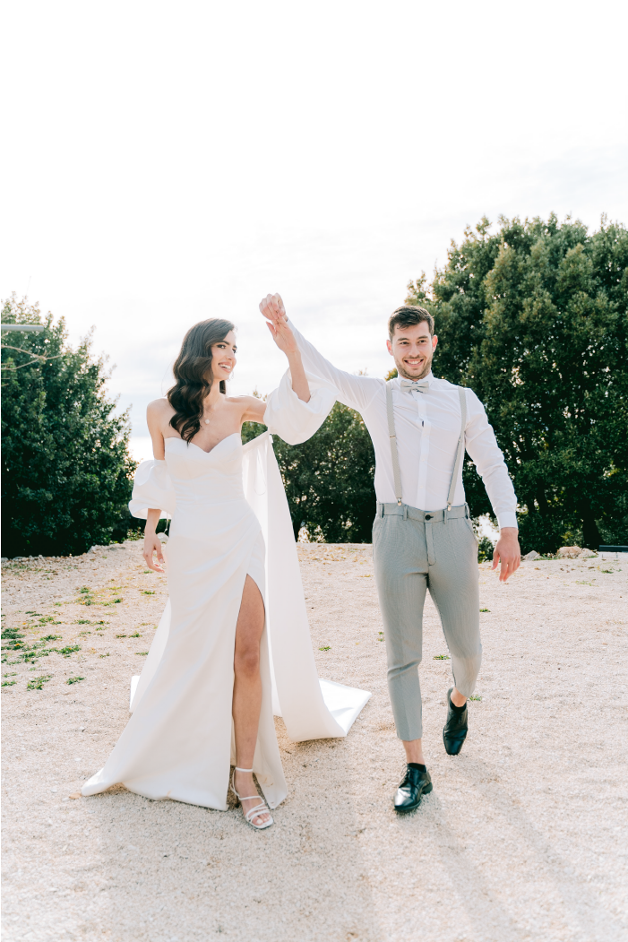 Image of a wedding flatlay